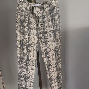 Snakeskin Print Pants